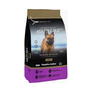 Agility Gold Piel Pequeños Adultos 8kg